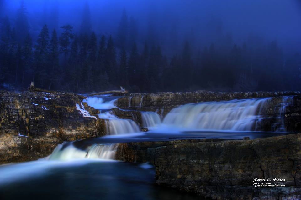 Kootenai Country Montana Kootenai Falls Swinging Bridge